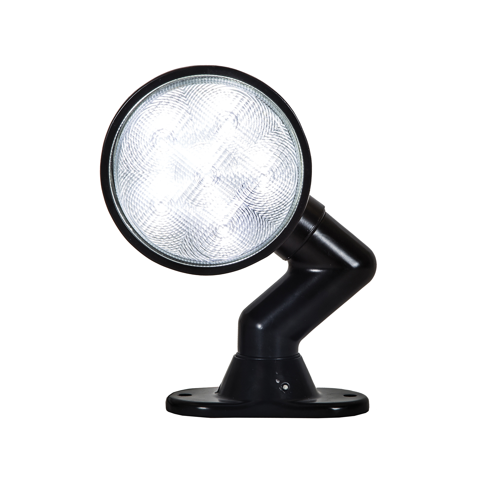 Buyers Products, 5in. Truck Articulating Vehicle UTV Mount LED Flood Work Light, Light Type LED, Lens Color Clear, Included (qty.) 1 Model# 1492125
